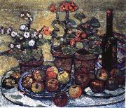 unknow artist Fruits and flowers Spain oil painting reproduction